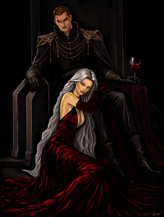 Thran x Rayne, Couple full body